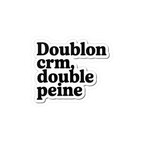 Doublon CRM, double peine