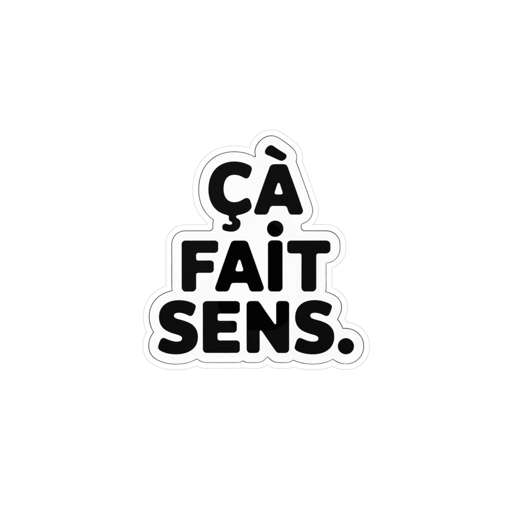 Ça fait sens.