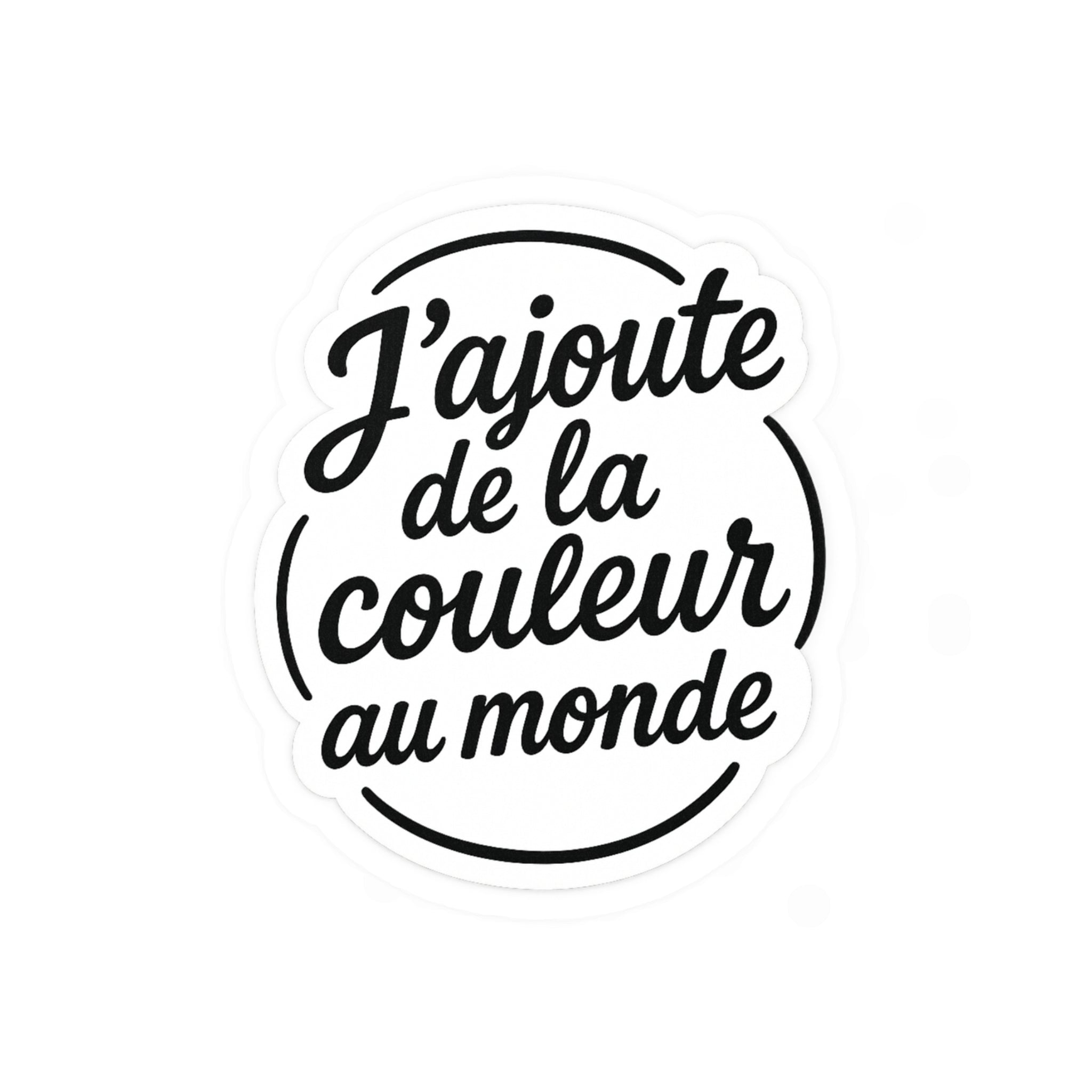 j'ajoute de la couleur au monde