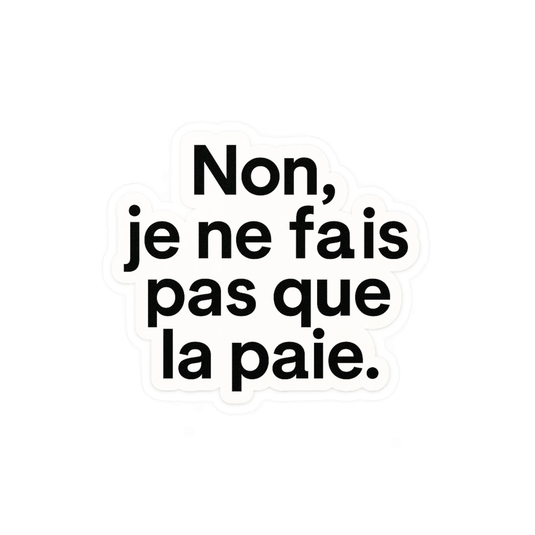 non je ne fais pas que la paie