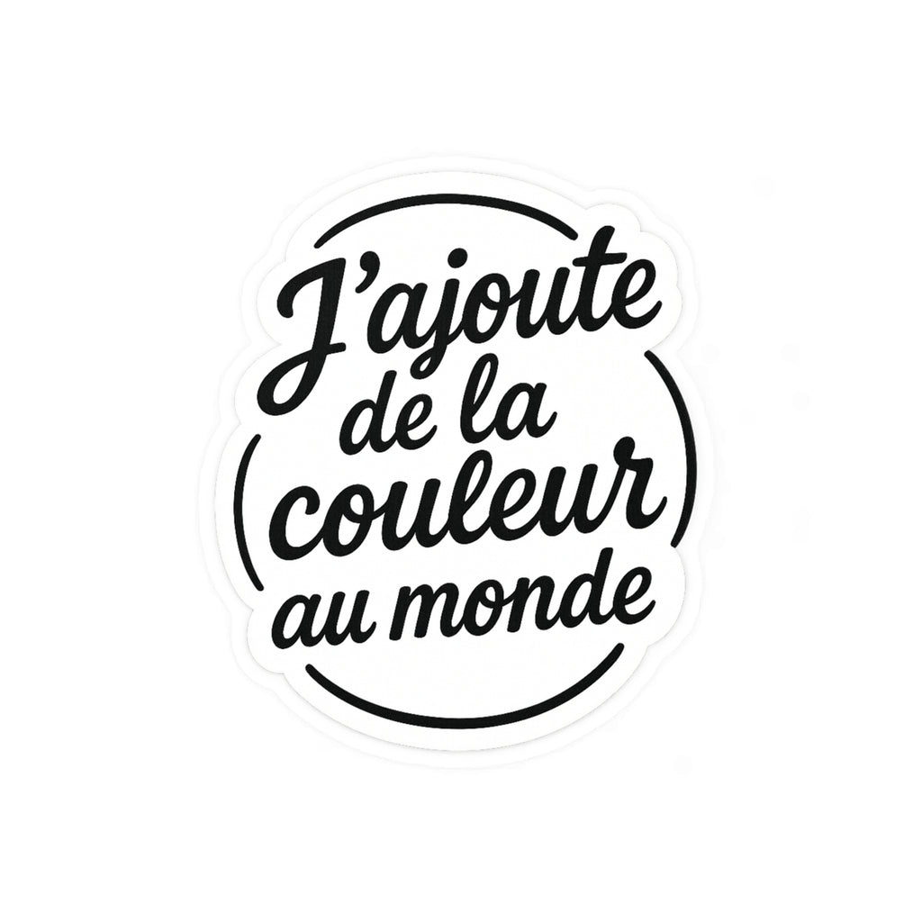 j'ajoute de la couleur au monde