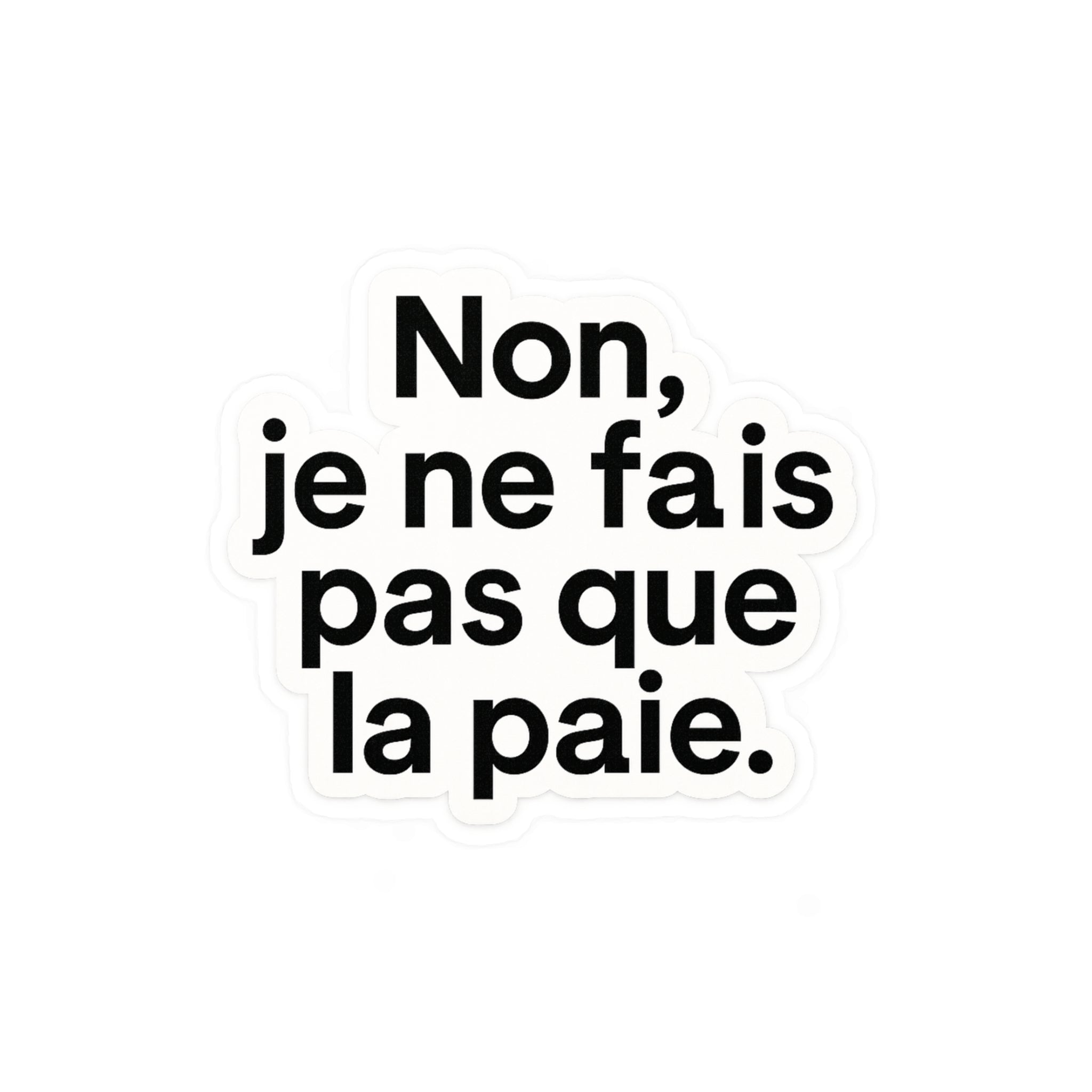 non je ne fais pas que la paie