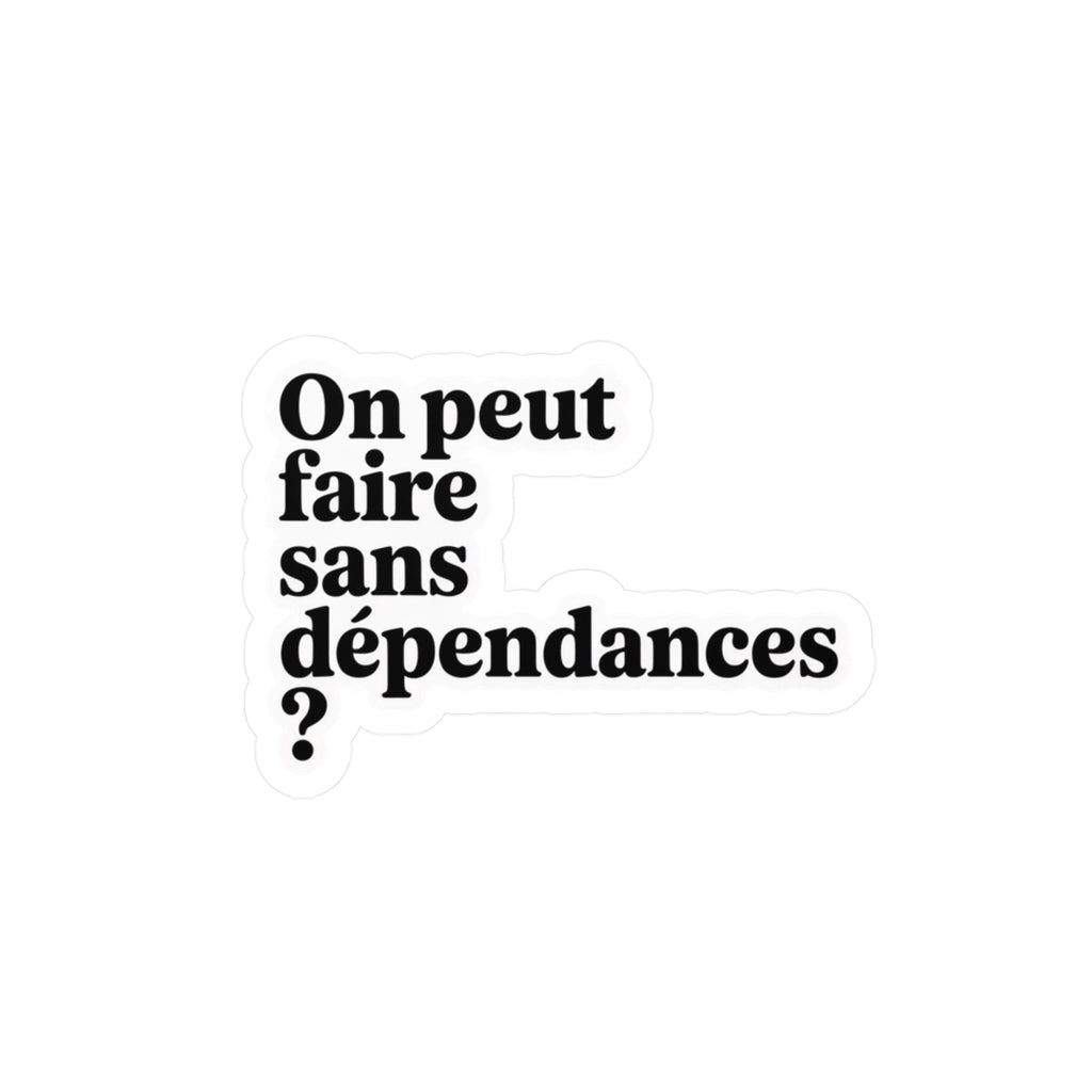 On peut faire sans dépendances ?