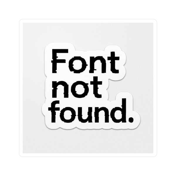 font not found