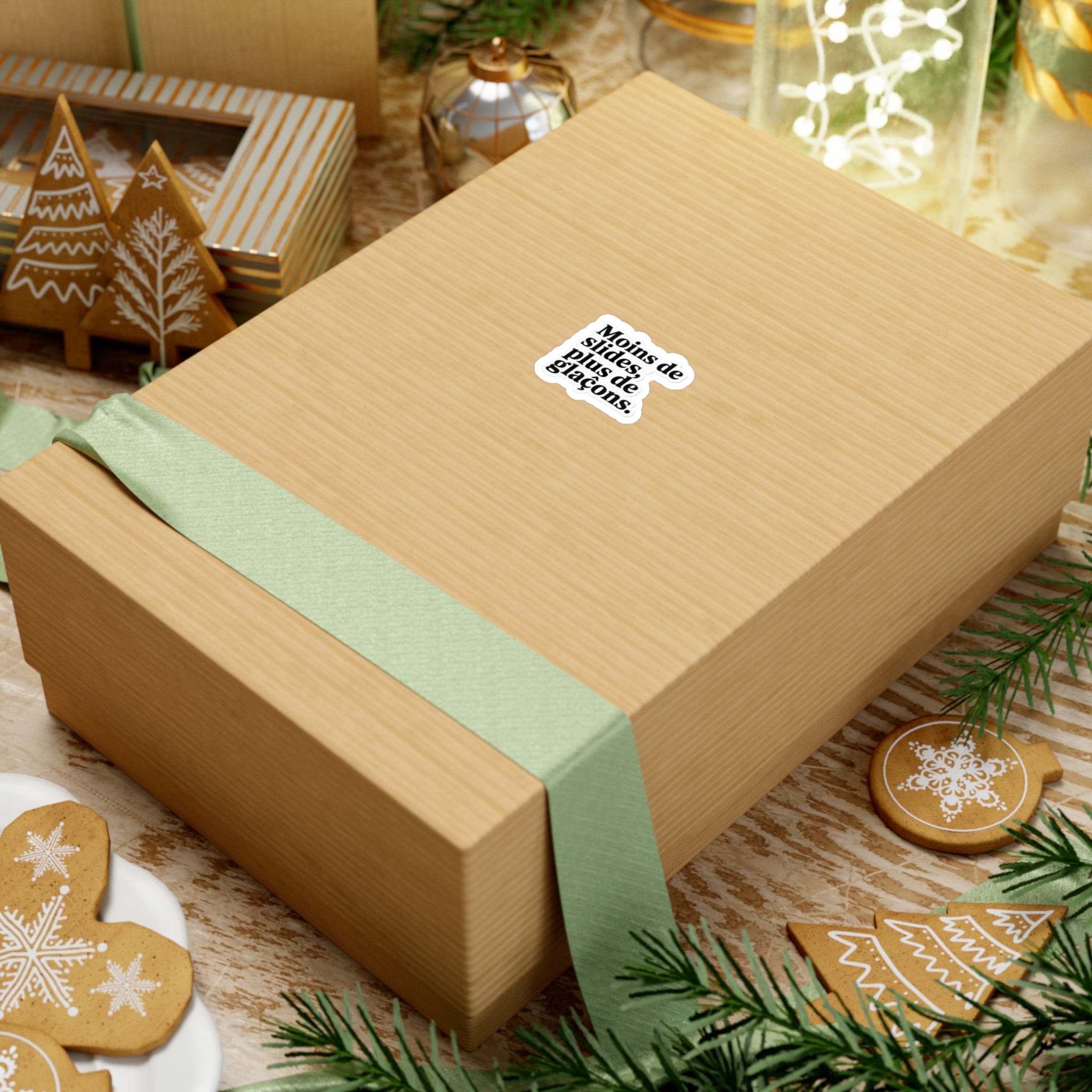 Moins de slides, plus de glaçons.