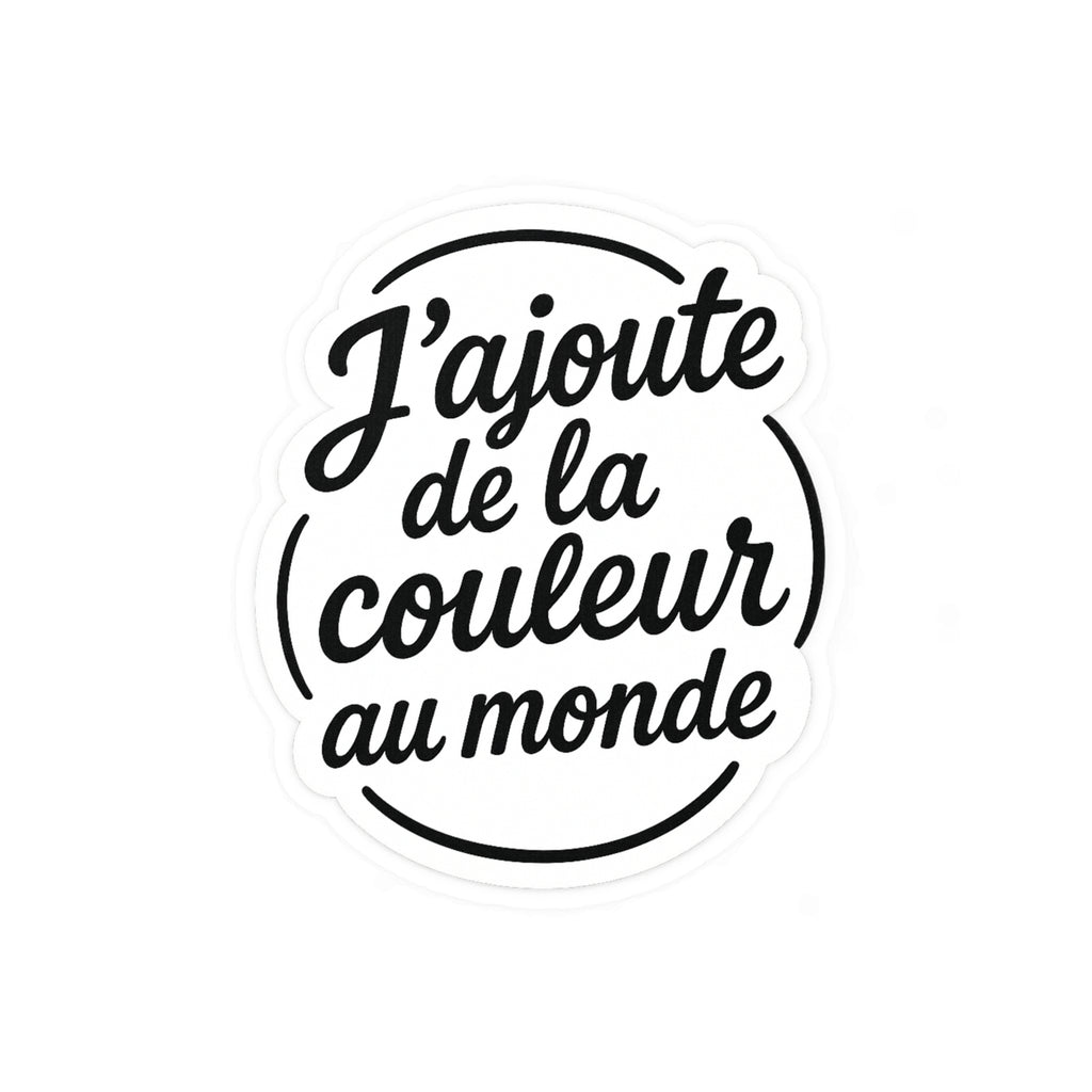 j'ajoute de la couleur au monde