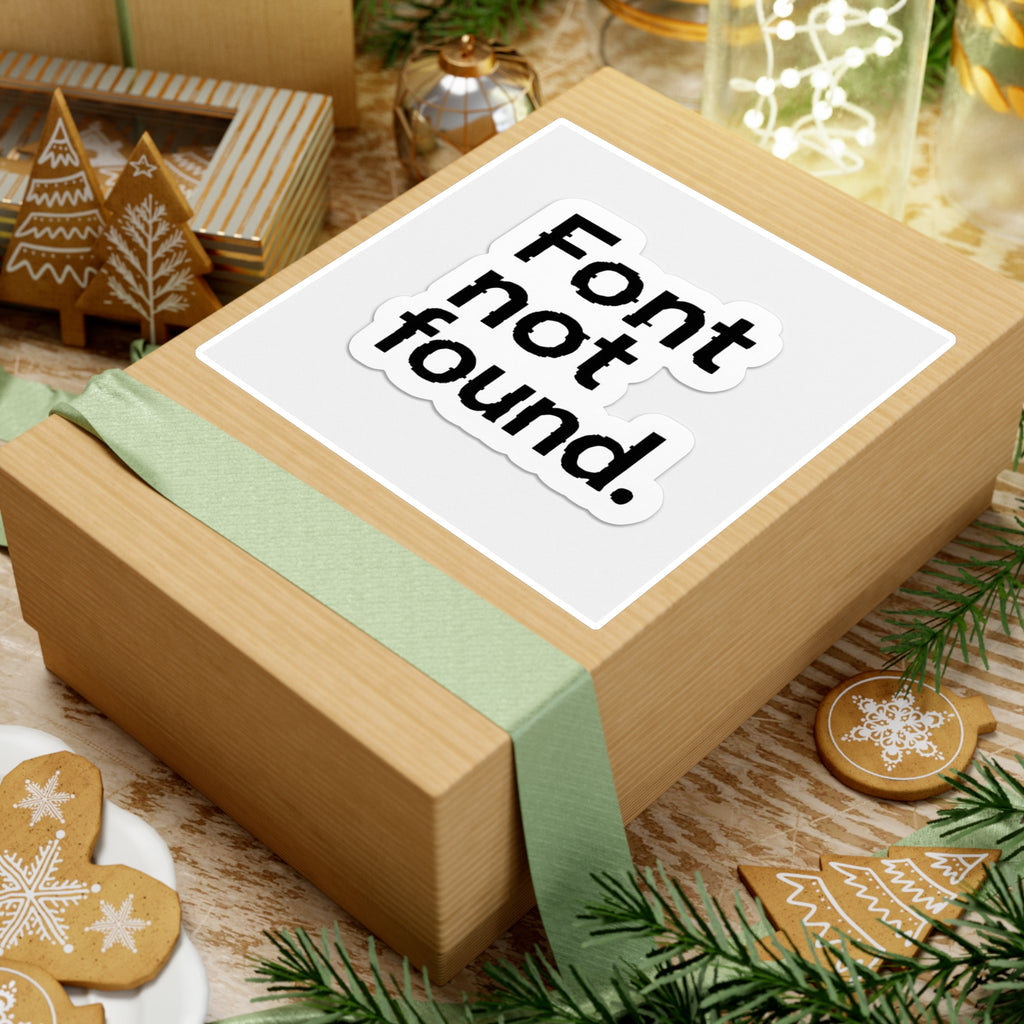 font not found