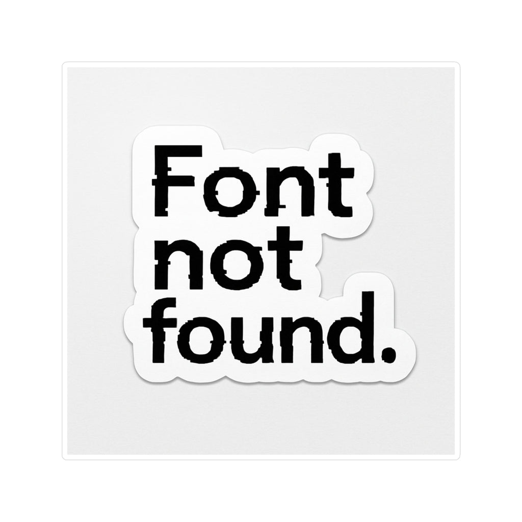 font not found