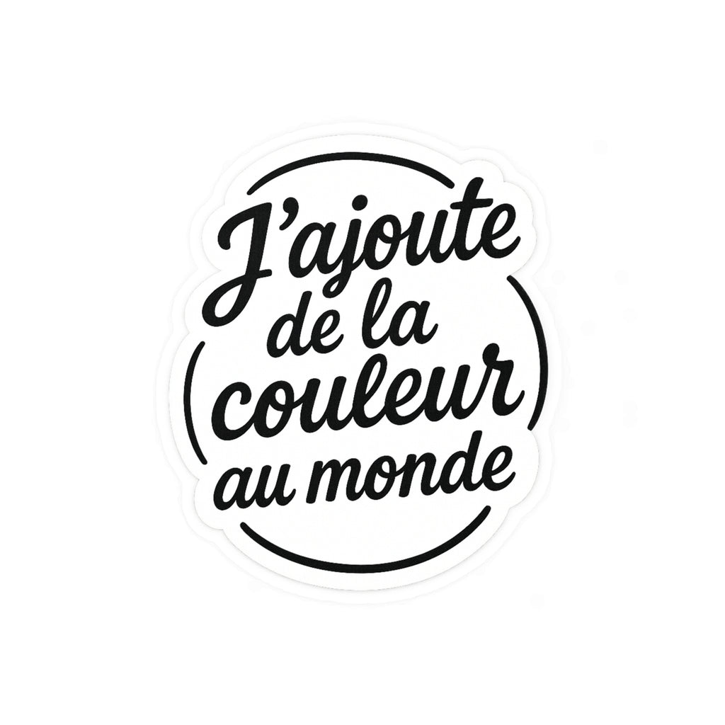 j'ajoute de la couleur au monde