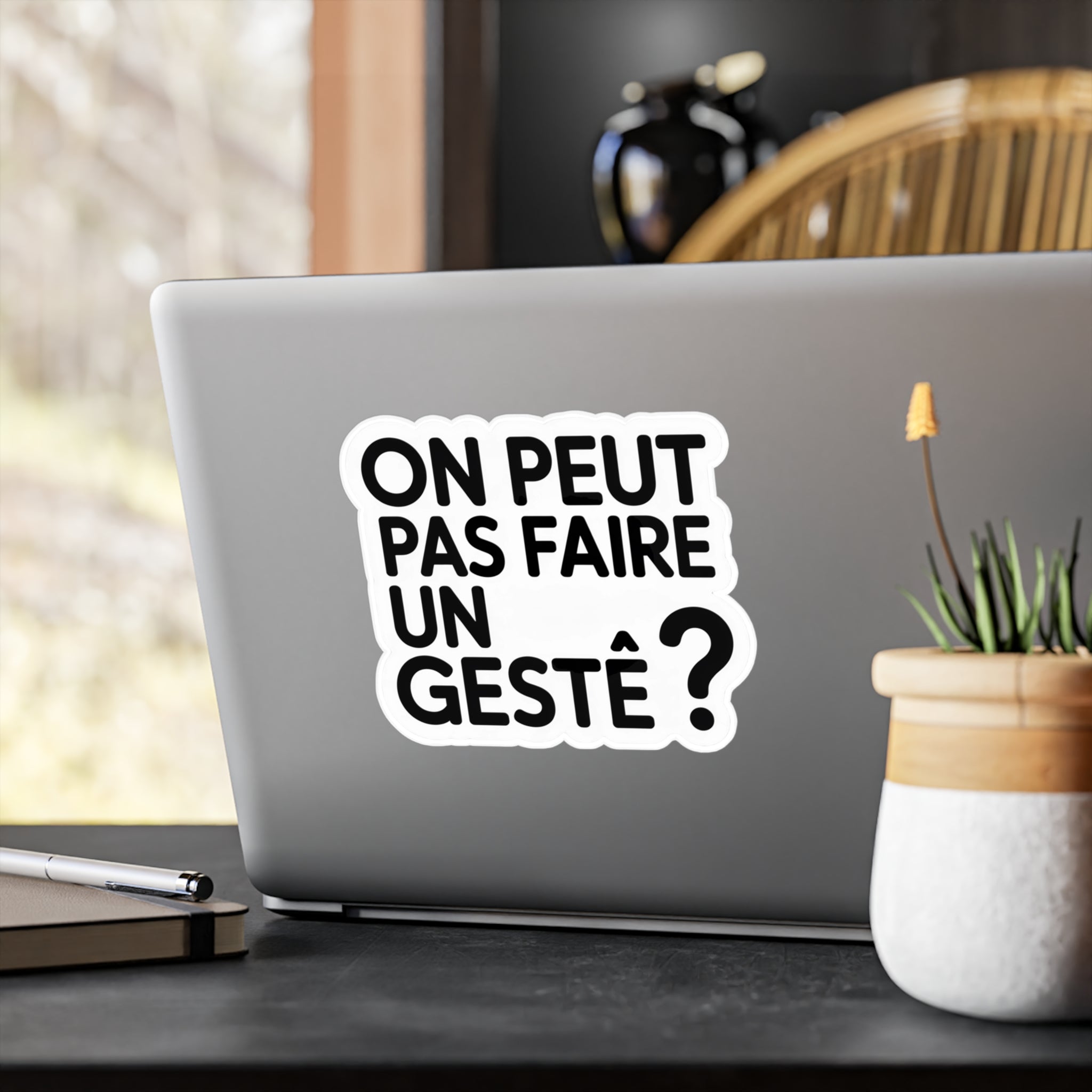 On peut pas faire un geste ?