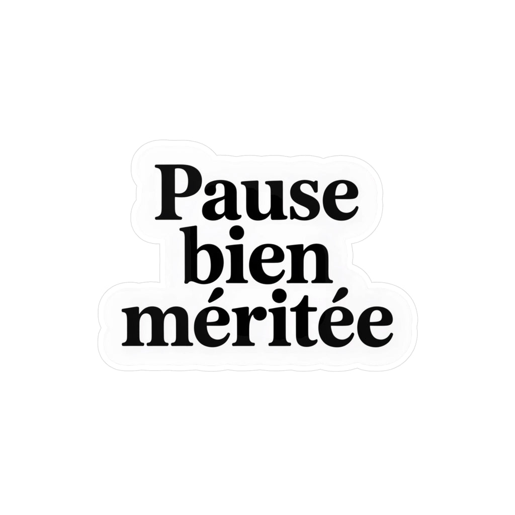 Pause bien méritée