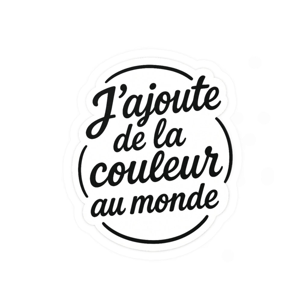 j'ajoute de la couleur au monde