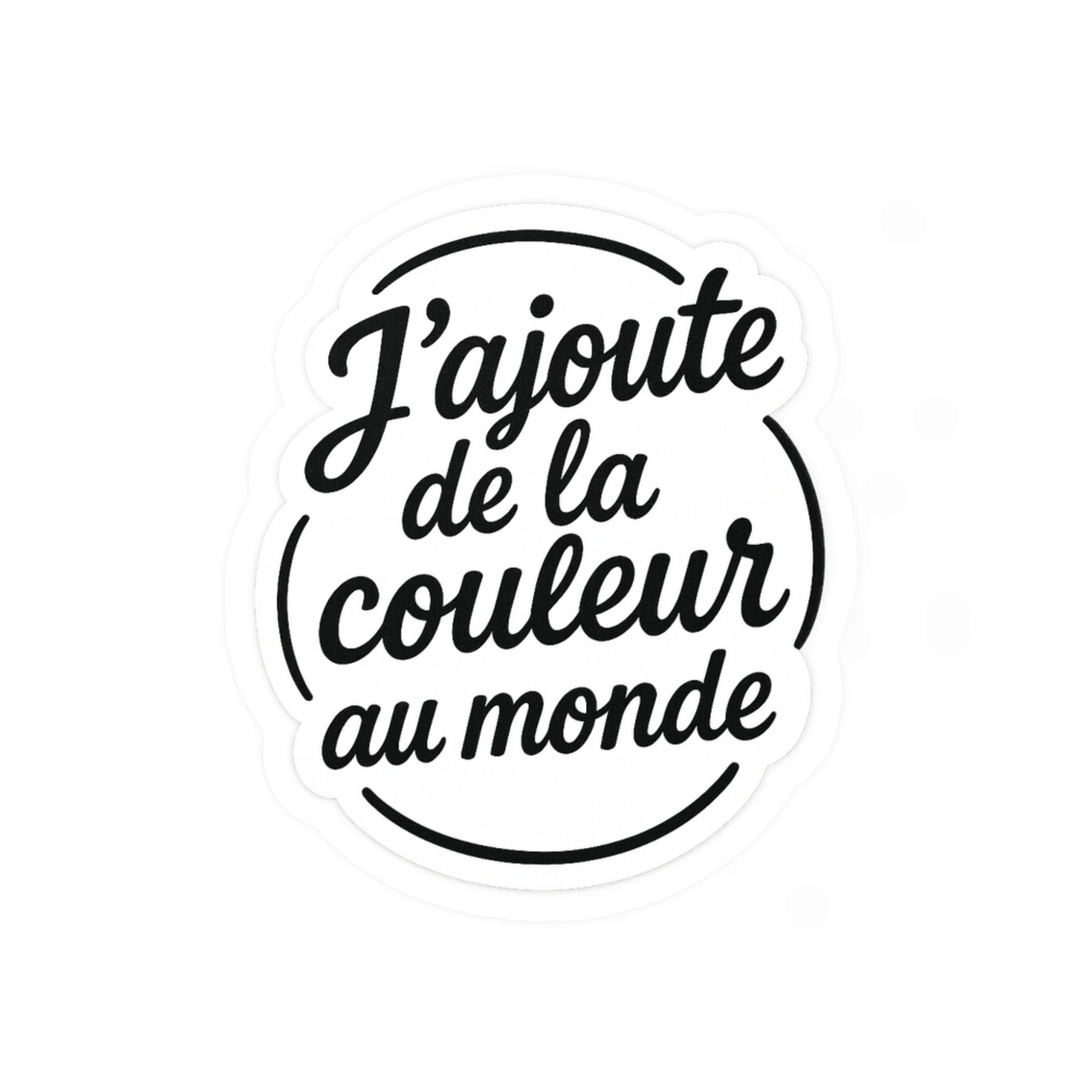 j'ajoute de la couleur au monde