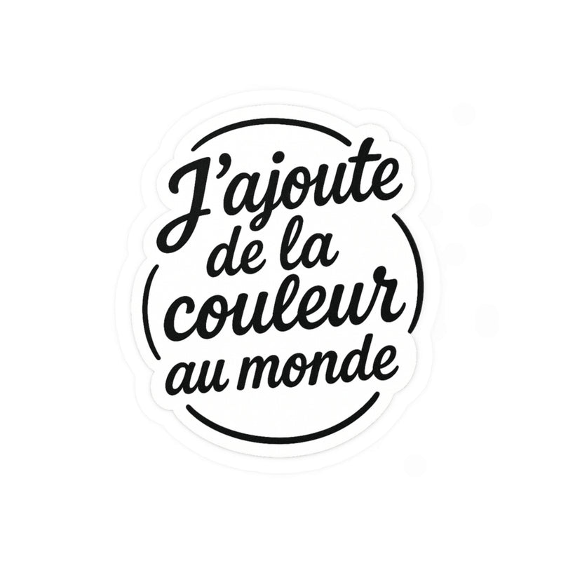 j'ajoute de la couleur au monde