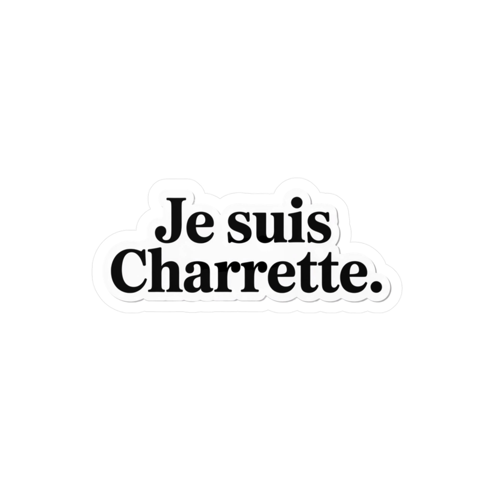 Je suis charrette.